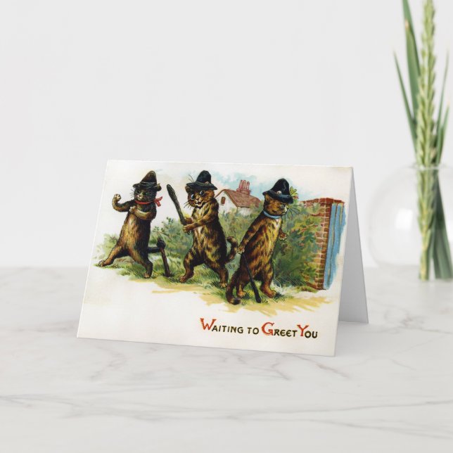 Carte Chats vintage (Devant)