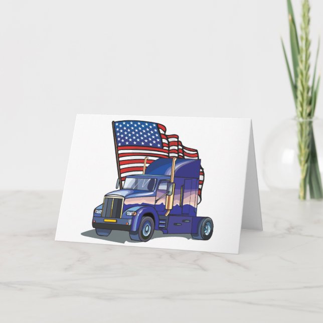 Carte Chauffeur de camion des Etats-Unis (Devant)