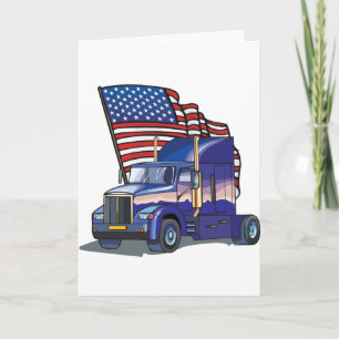 Carte Chauffeur de camion USA