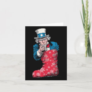 Carte Chaussette Festive Incroyable Avec Sam Et Nos Coul