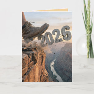 Carte Chaussure de randonnée Nouvel An 2027