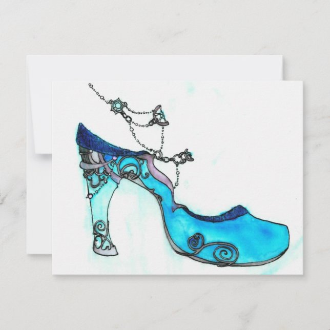 Carte Chaussure en verre (Devant)