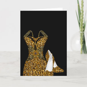 Carte Chaussures à talons hauts Robe Animal Léopard