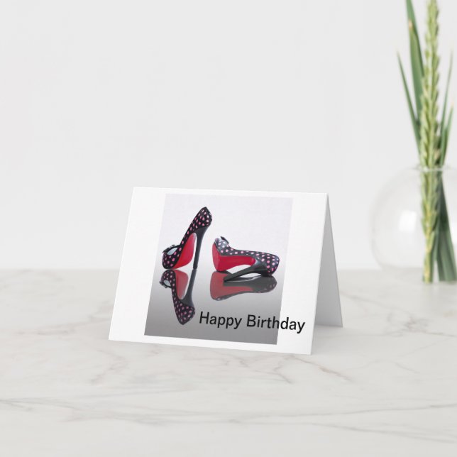 Carte Chaussures glorieuses de chaussures (Devant)