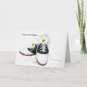 Carte Chaussures Saddle Anniversaire