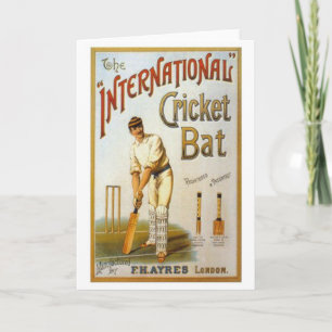 Carte Chauve-souris de cricket