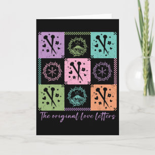 Carte Checkred Les Lettres D'amour Originales Chrétien J
