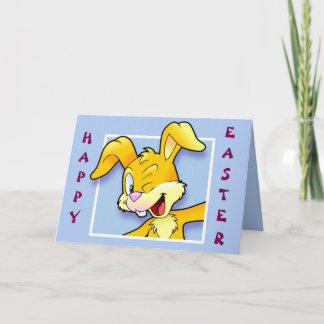 Carte Cheeky bunny Happy Easter