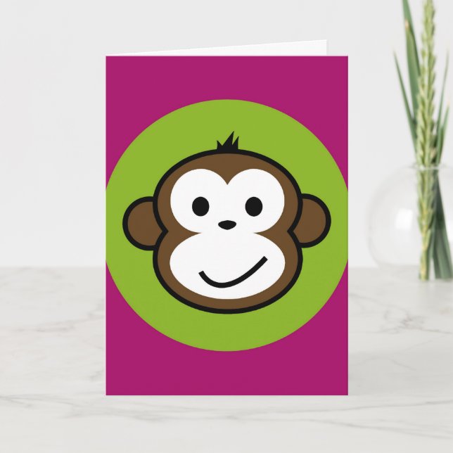 Carte Cheeky Monkey (Devant)