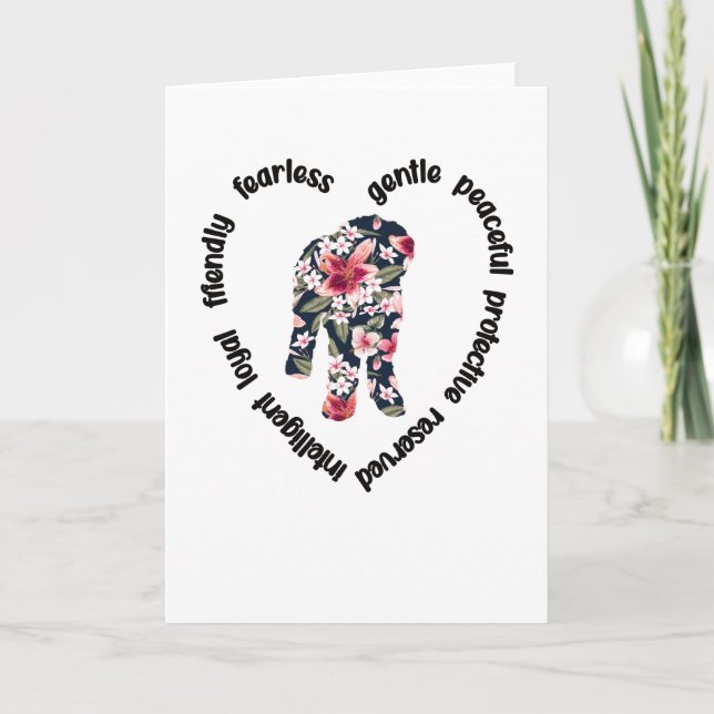 Carte Cheepadoodle Lover Chien Maman Papa Sheepadoodle P (Devant)