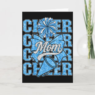 Carte Cheer Maman Mama Arc Srt Équipe de Cheerleading Bl