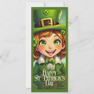 Carte Cheerful Leprechaun - Saint Patrick's Day Lucky Ch