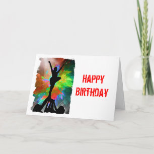Carte Cheerleaders dans un Colorburst