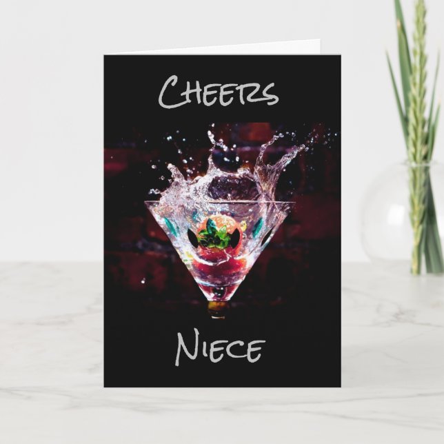 CARTE CHEERS À UNE NIÈNE TRÈS SPÉCIALE (Devant)