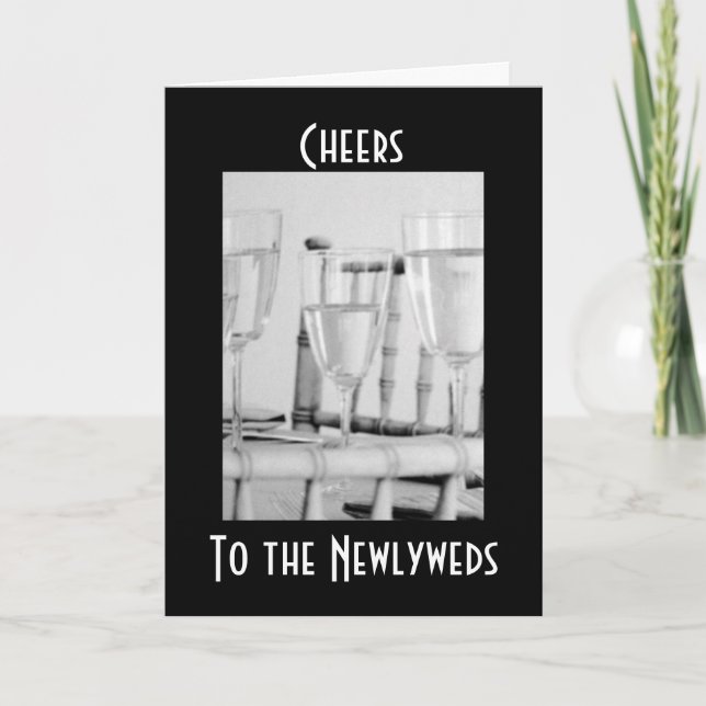 CARTE CHEERS AUX JOURNAUX ET FÉLICITATIONS (Devant)