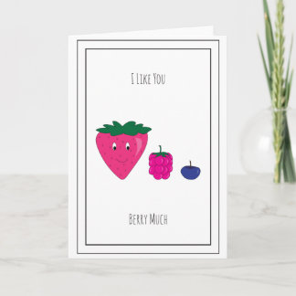 Carte Cheesy Valentine's Day - Berries