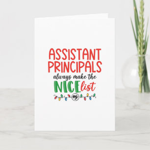 Carte Chef adjoint de Noël, Asst.