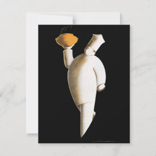 Carte Chef de restaurant Art Déco, Entreprise vintage