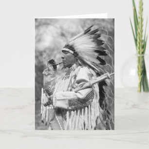 Carte Chef indien Whirlwind Soldier, 1925