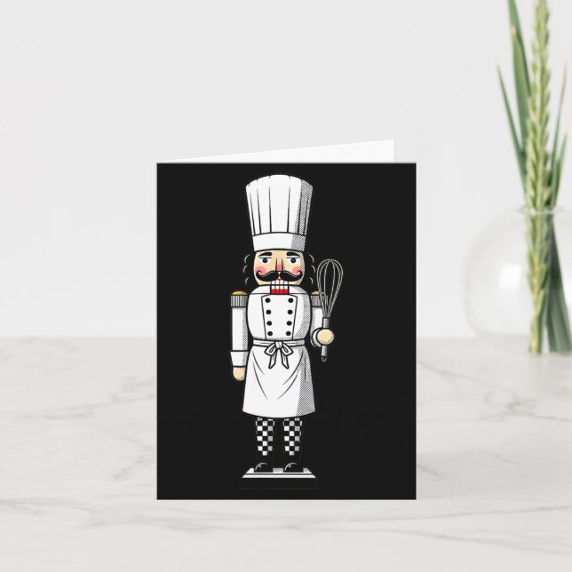 Carte Chef Nutcracker Cook Hat Xmas  (Devant)