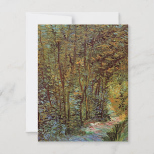 Carte Chemin dans les Bois par Vincent van Gogh