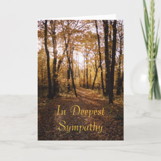 Carte Chemin d'automne1, Sympathie