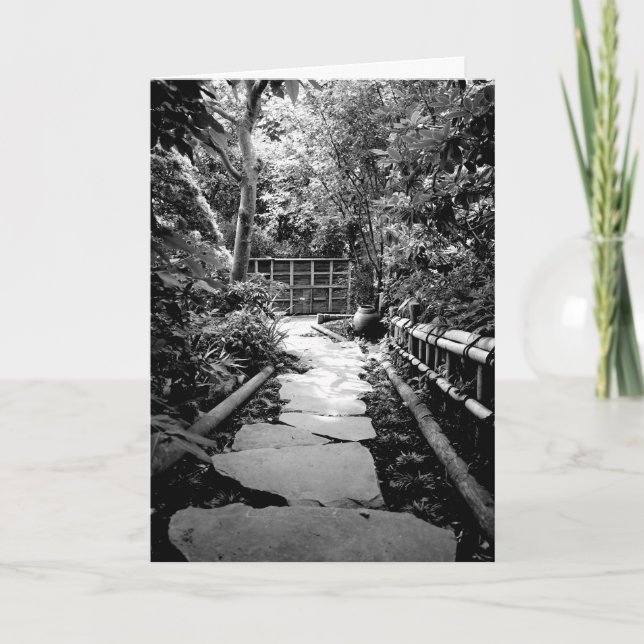Carte Chemin du jardin japonais (Devant)