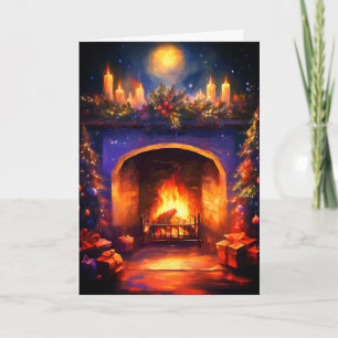 Carte Cheminée cosy