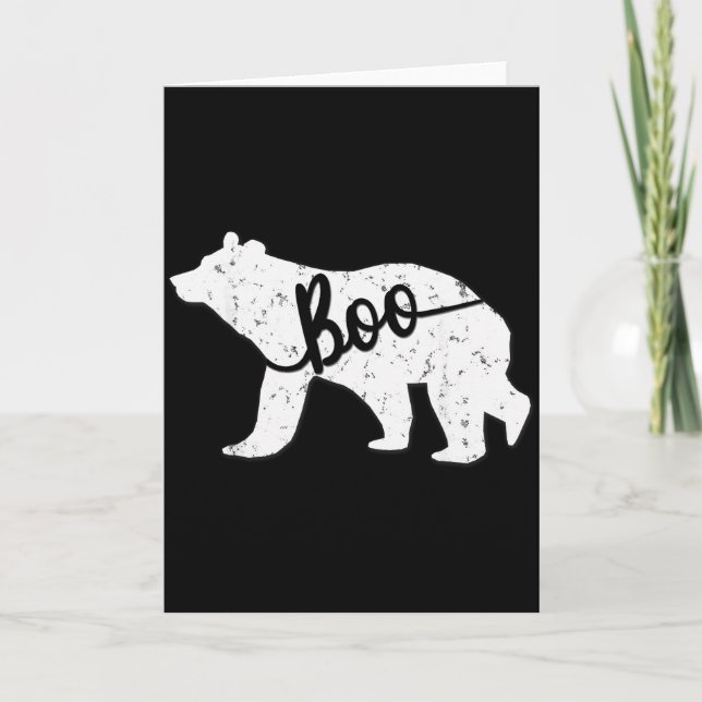 Carte Chemise assortie au surnom de Funny Boo Bear  (Devant)