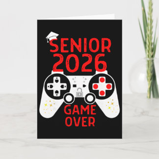 Carte Chemise Cl de 2026 Senior Video Game Over École Je