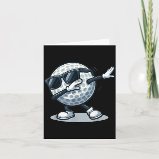 Carte Chemise de balle de golf Dabbing drôle garçons hom