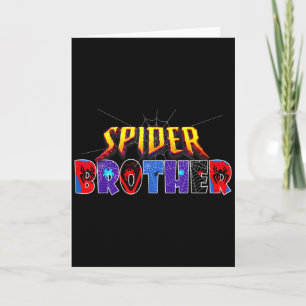 Carte Chemise de frère araignée Anniversaire Famille Drô