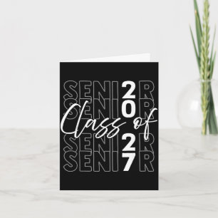 Carte Chemise de la promotion 2027 senior 2027 remise de