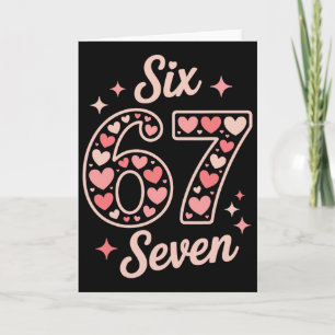 Carte Chemise de la Saint-Valentin 67 6 7 Mème Drôle 67 