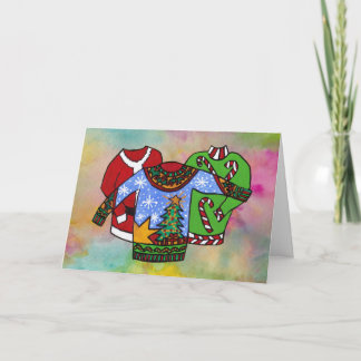 Carte Chemise de Noël à l'intérieur vide par Julia Morri