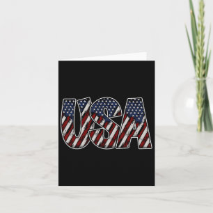 Carte Chemise Drapeau Texte Usa - Drapeau Américain Patr