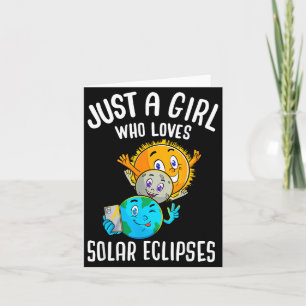 Carte Chemise Drôle Aime Éclipses Solaires Soleil Lune