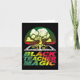 Carte Chemise Magique Professeur Noir Rétro Magie Profes