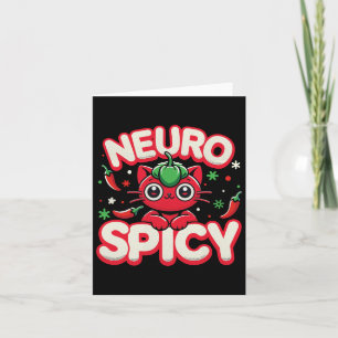 Carte Chemise Neurospicy - Autisme Neurodivergent Adhd A