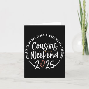 Carte Chemises assorties pour vacances en famille Cousin