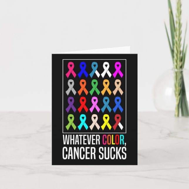 Carte Chemises de sensibilisation au cancer - quelle que (Devant)