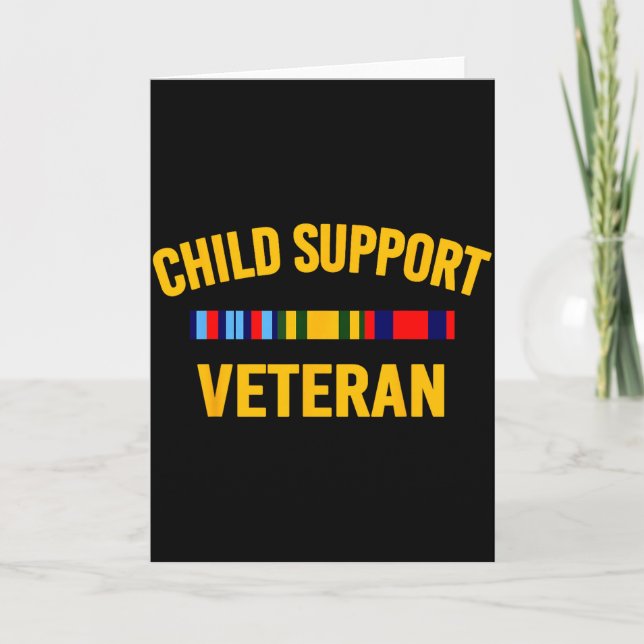 Carte Chemises de vétéran de soutien de l'enfant Patriot (Devant)