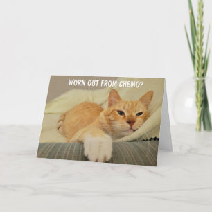 Carte Chemo Support Cute Cat