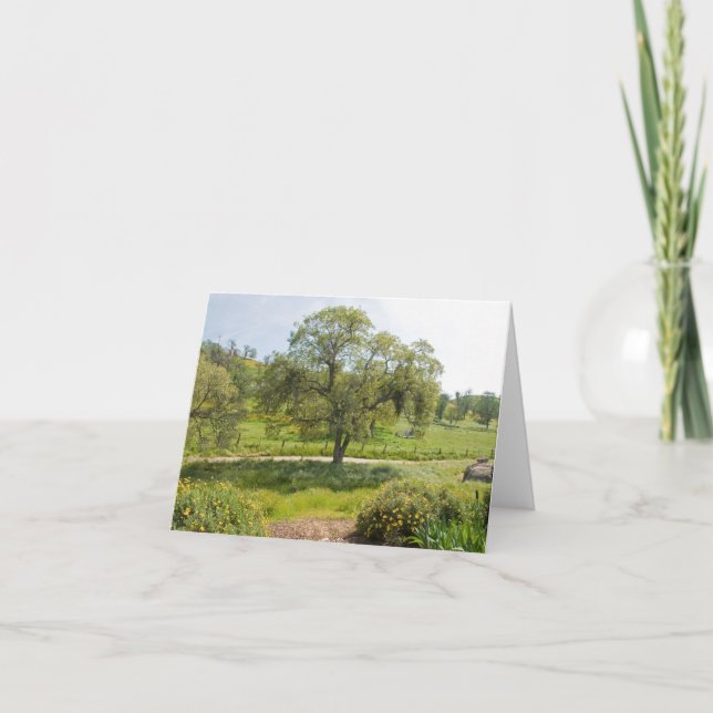 Carte Chêne de vue de perron (Devant)