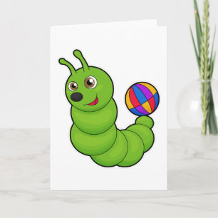 Carte Chenille avec Water-polo