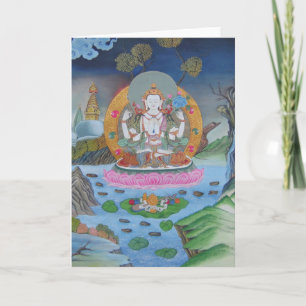 Carte Chenrezig Greeting Card