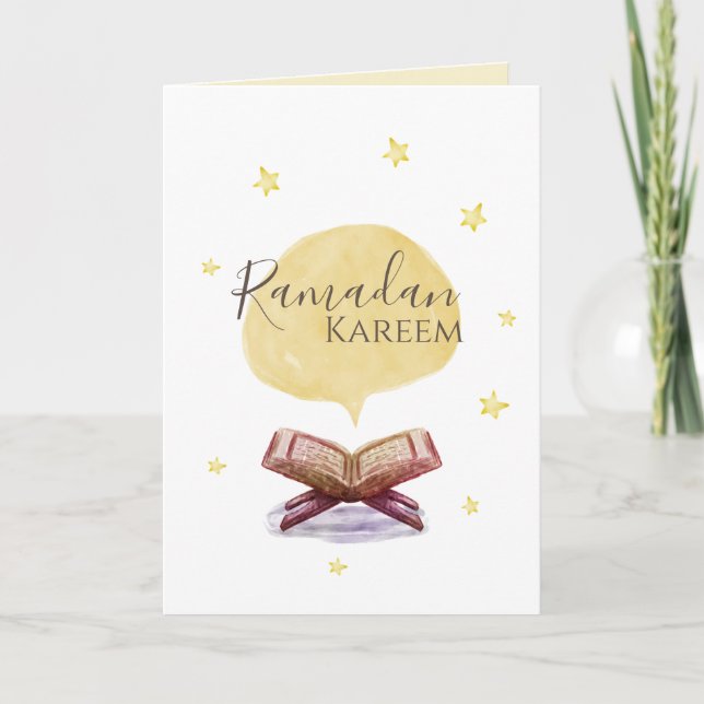 Carte Chèque-cadeau de Ramadan Kareem (Devant)