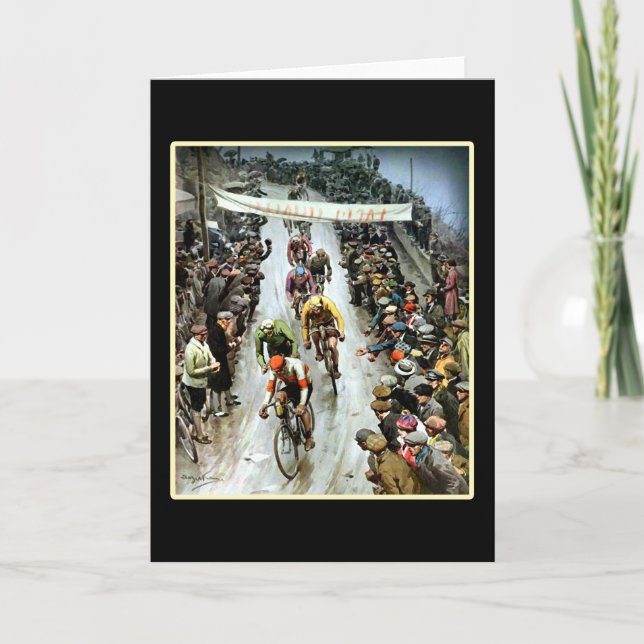 Carte Chèques postaux de recyclage vintages Velo (Devant)