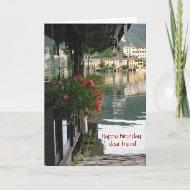 Carte Cher ami, un joyeux anniversaire (Devant)