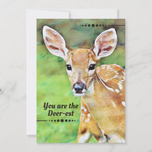 Carte Cher chéri chère chèvre bébé